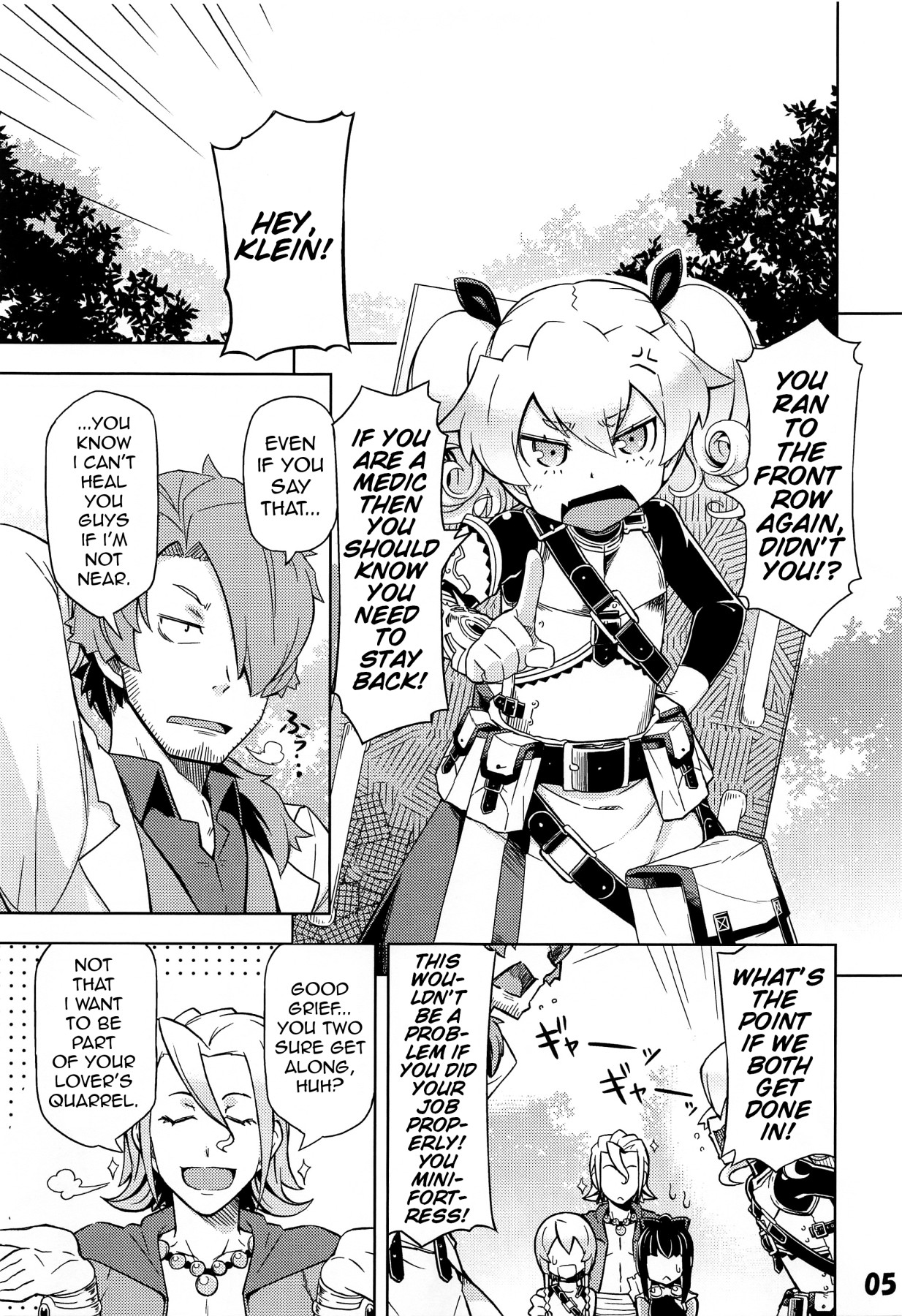 Hentai Manga Comic-My Guild's Fortress And Medic-Read-4